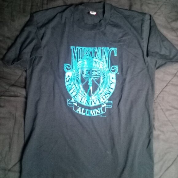 Vintage Mustang State University Alumni T-Shirt - Picture 2 of 7